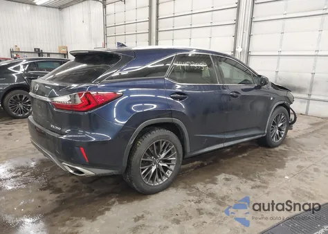 2016 Lexus Rx 350 F Sport from USA, damaged, VIN 2T2BZMCA9GC005039